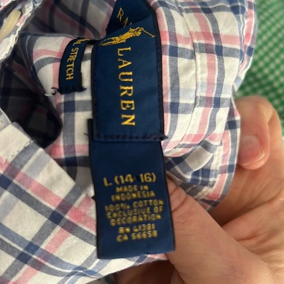 POLO BUNDLE Boys Polo bundle 2 shirts and a OS Hat Sz L (14/16) - Picture 14 of 14